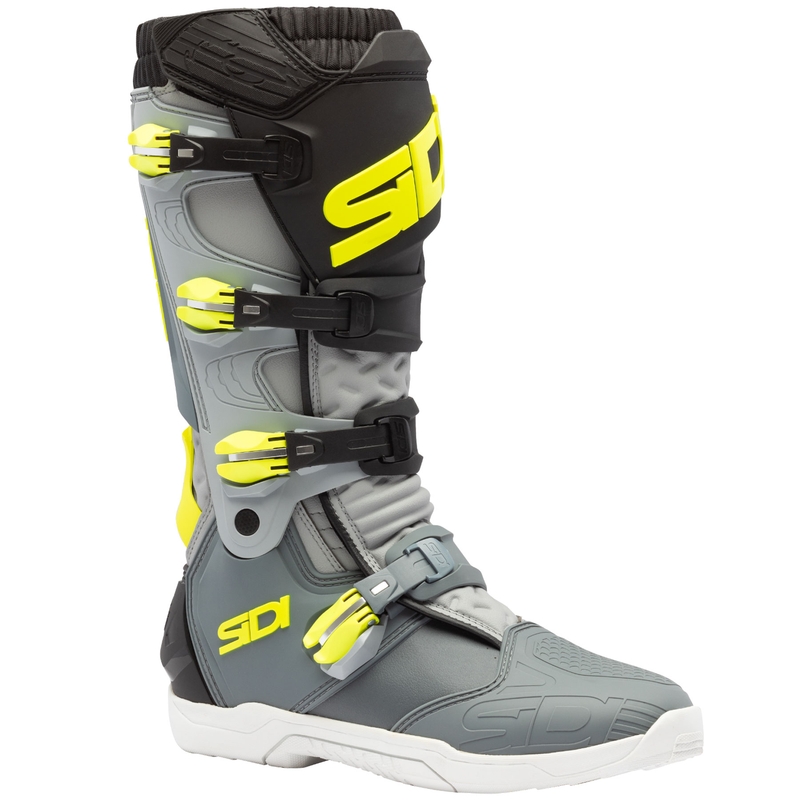 Ghete motociclete SiDi X Power SC gri-galben fluo