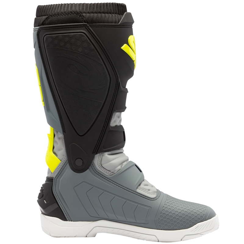 Ghete motociclete SiDi X Power SC gri-galben fluo