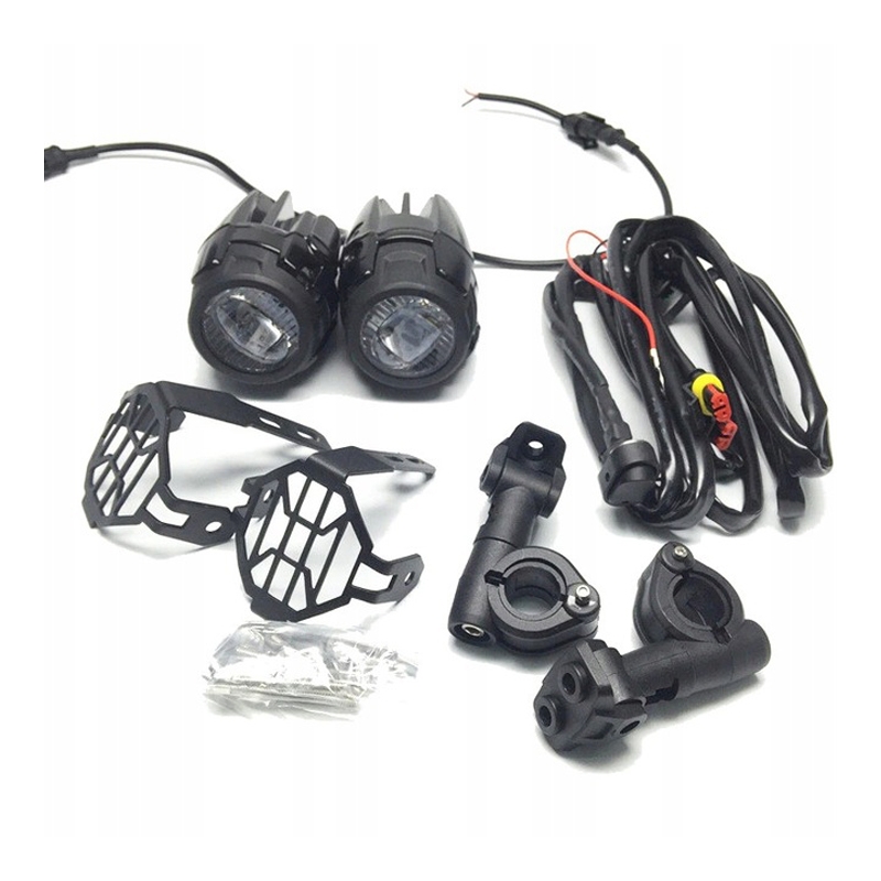 Lumini LED suplimentare St Tuning cu capac de protecție pentru BMW R1200 GS și R1250 GS LC 2013-2019