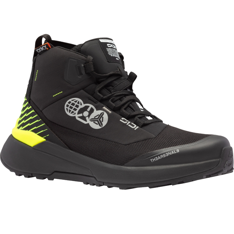 Ghete moto SiDi Nucleus TH3 WP galben fluo