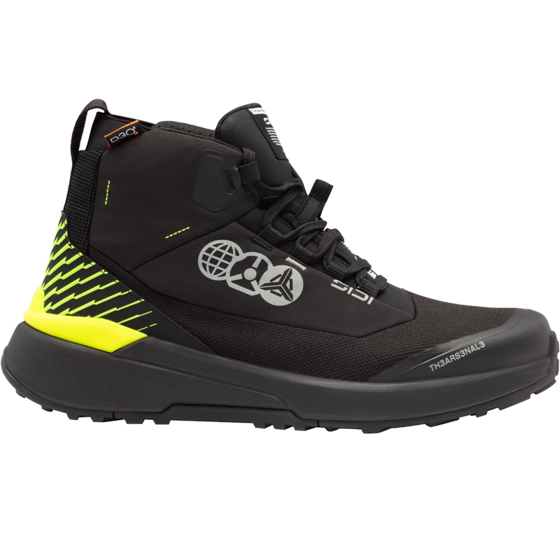 Ghete moto SiDi Nucleus TH3 WP galben fluo
