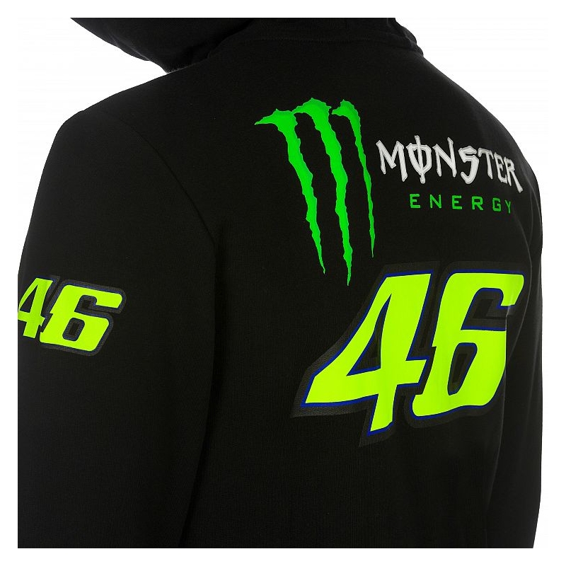 Hanorac VR46 Valentino Rossi MONSTER 46 REPLICA FLEECE negru