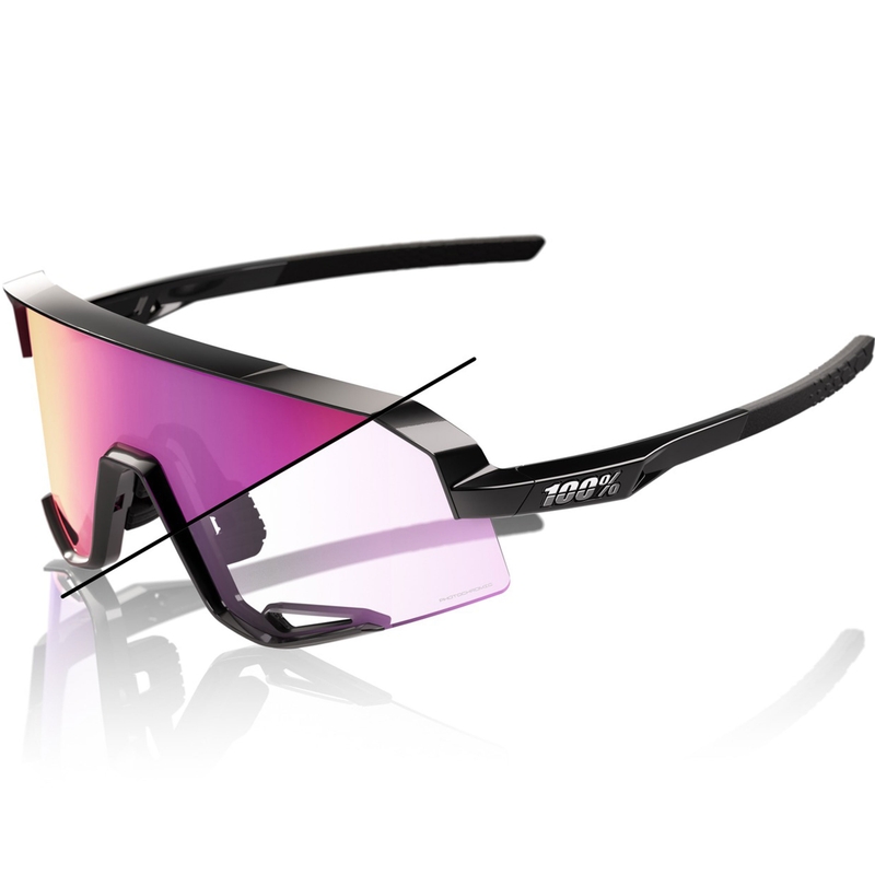 Ochelari de soare 100% Slendale cu lentile fotocromatice mov