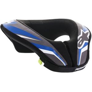 Alpinestars Sequence Youth Neck Protector negru, alb și albastru