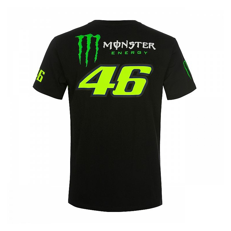 Tricou VR46 Valentino Rossi REPLIKA MONSTER negru și galben