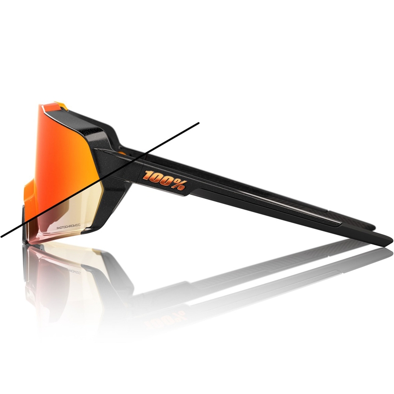 Ochelari de soare 100% Korbin cu lentile fotocromatice portocalii