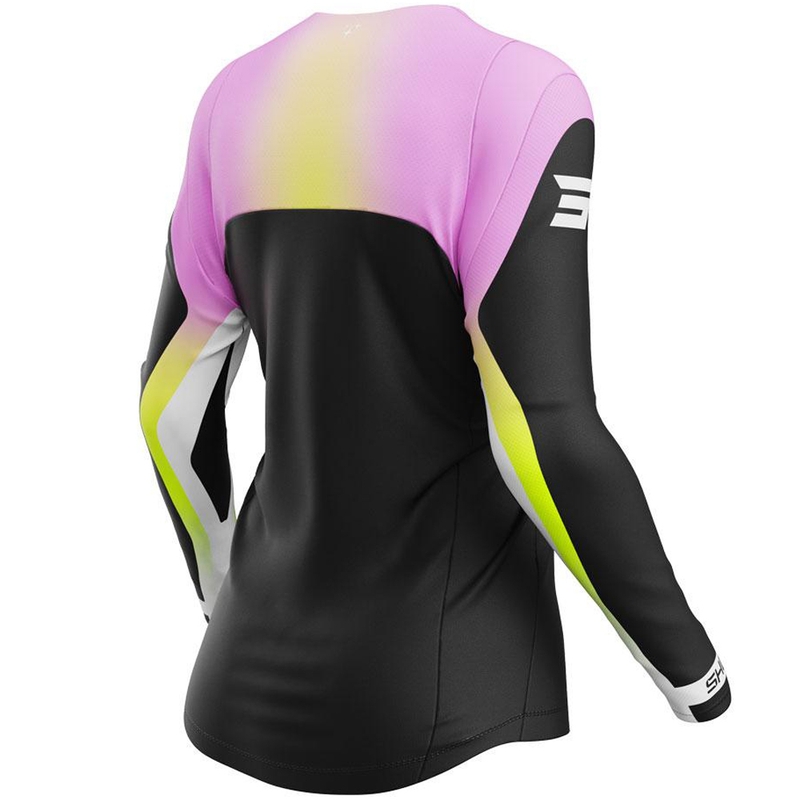 Tricou motocross Shot Contact Nebula pentru femei, roz