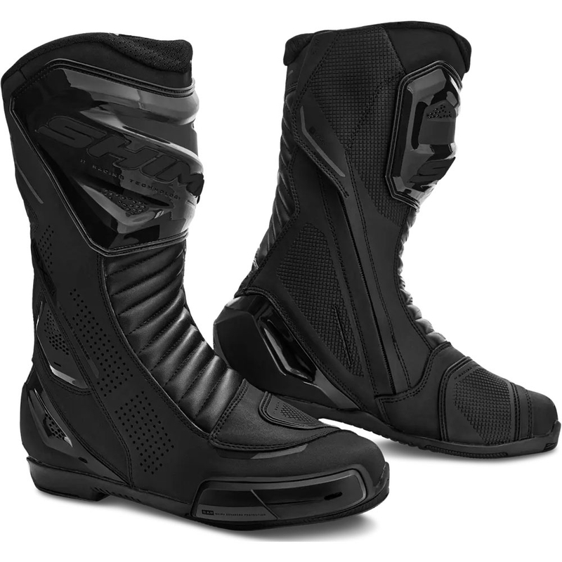 Ghete motociclete Shima RX-3 negre