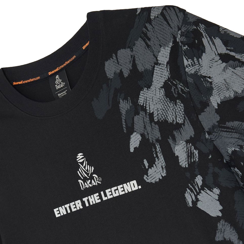 Tricou Dakar CAMO 256 negru