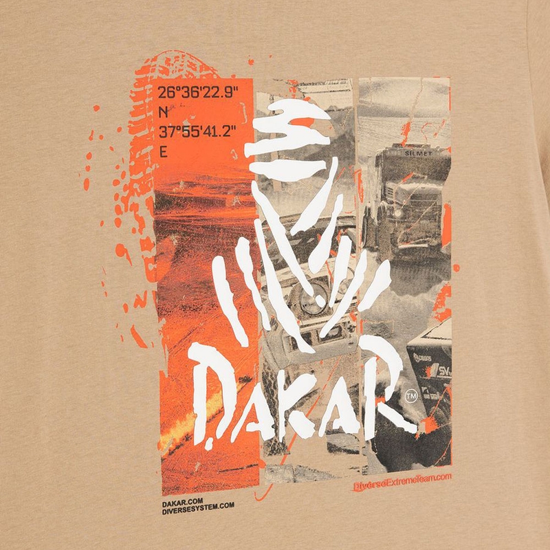 Tricou Dakar DES 2025 nisipos