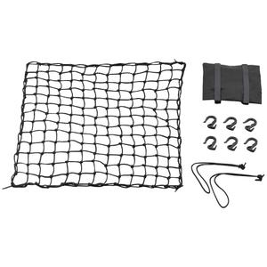 Plasa de bagaje flexibila pentru motociclete cu carlige din plastic Daytona 60 x 60 cm neagra