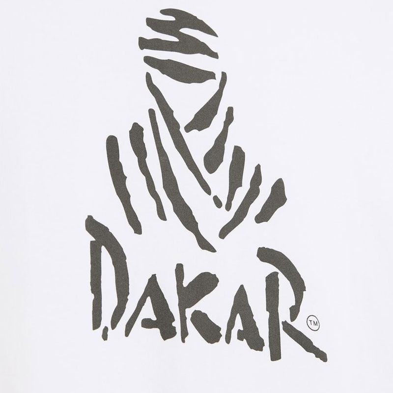 Tricou Dakar LOGO 256 alb