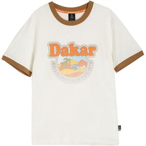 Tricou Dakar DES VINT MOR alb