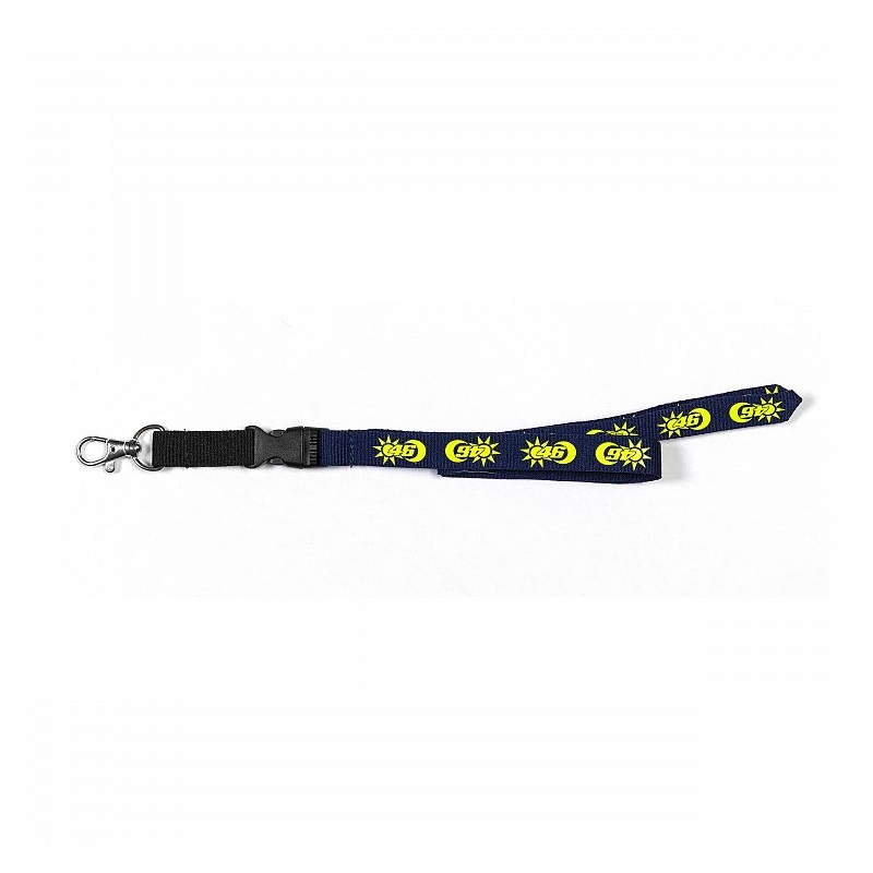 Colier VR46 Valentino Rossi SUN AND MOON albastru-galben