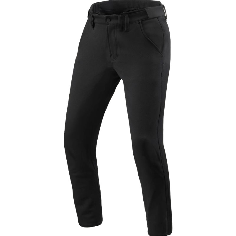 Pantaloni motocicletă Revit Chino Mason Slim extra cropped negri