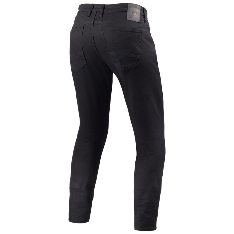 Blugi motociclistă Revit Kai Skinny Extra Cropped negri