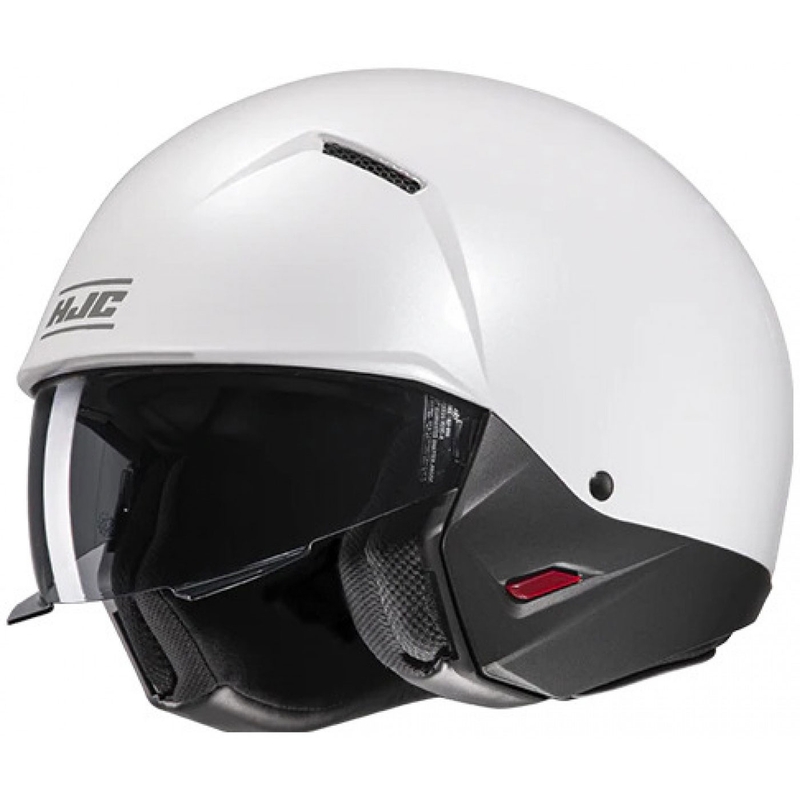 Cască deschisă cu mască HJC i20N Alb perlat solid