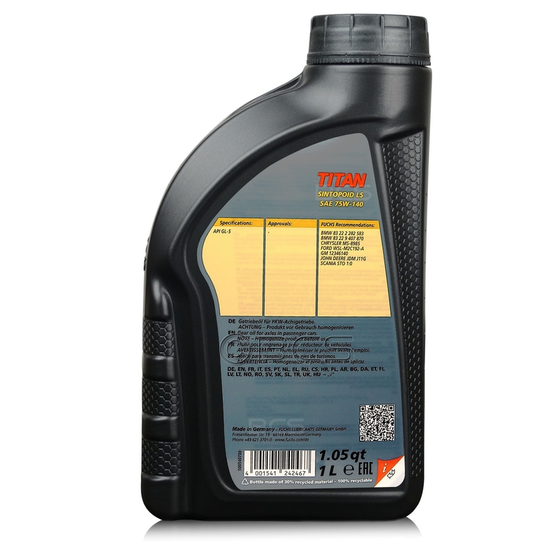 Ulei de transmisie SILKOLENE TITAN SINTOPOID LS SAE 75W-140 1 l