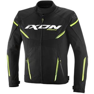 Geacă motocicletă IXON Striker 2 negru-galben fluo