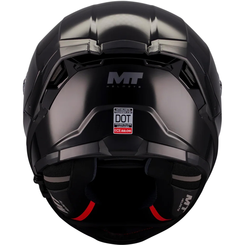 Cască integrală pentru motocicletă MT Thunder 4 SV Pure A1 neagră