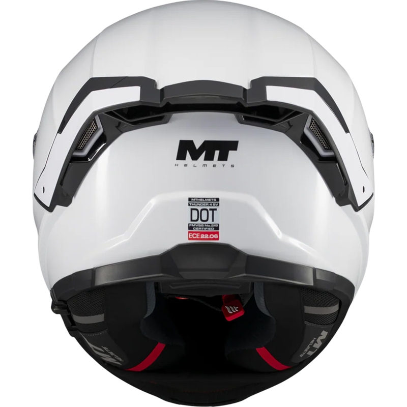 Cască integrală pentru motocicletă MT Thunder 4 SV Pure A0 albă