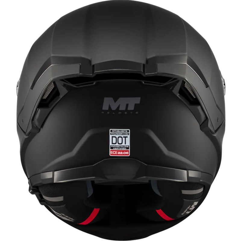 Cască integrală pentru motocicletă MT Thunder 4 SV Pure A1 negru mat