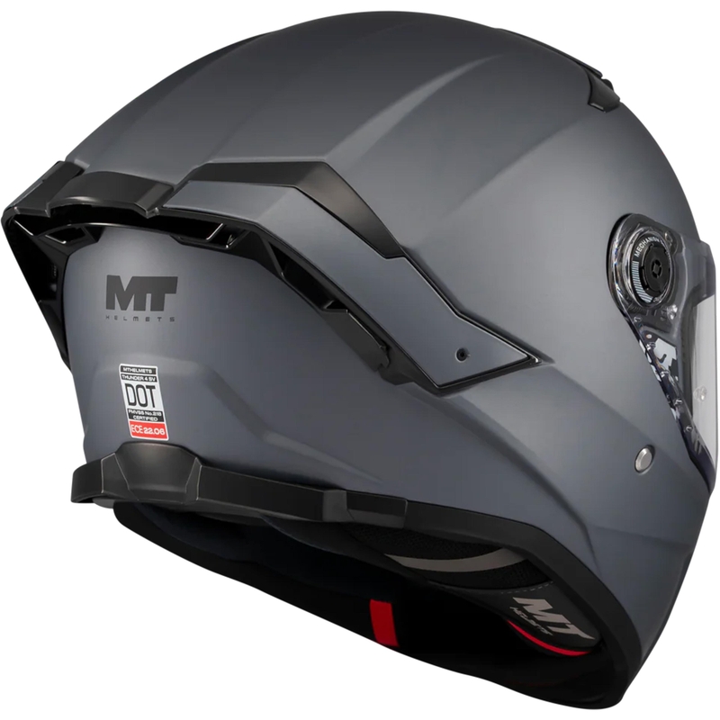 Cască integrală pentru motocicletă MT Thunder 4 SV Pure A2 gri mat
