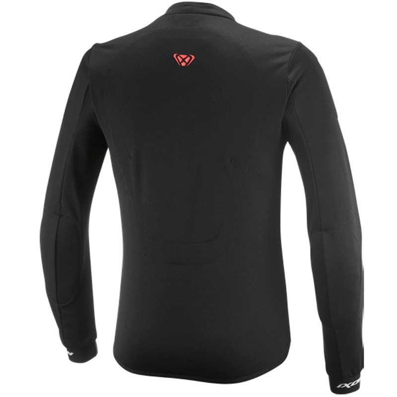Hanorac motocicletă IXON Arma negru-alb-roșu fluo