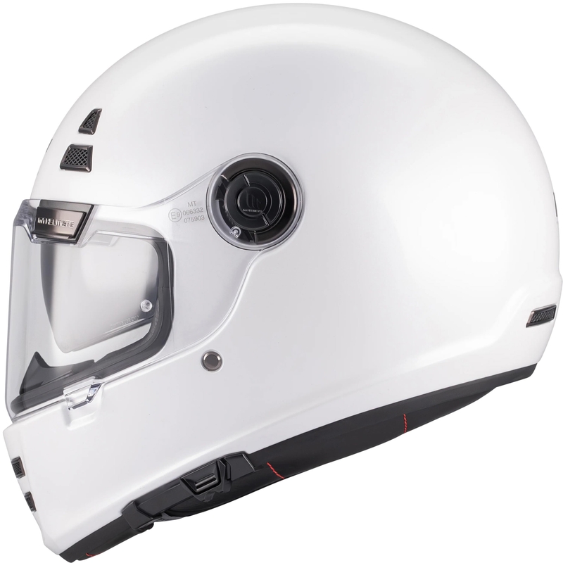 Cască integrală pentru motocicletă MT Jarama SV Pure A0 albă