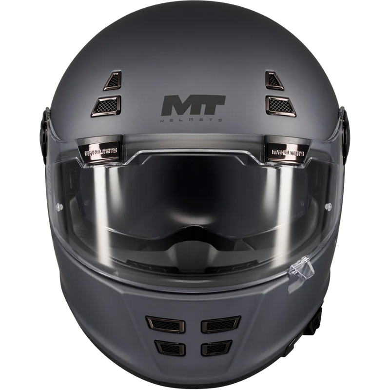 Cască integrală pentru motocicletă MT Jarama SV Pure A2 gri mat