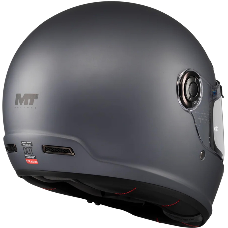 Cască integrală pentru motocicletă MT Jarama SV Pure A2 gri mat