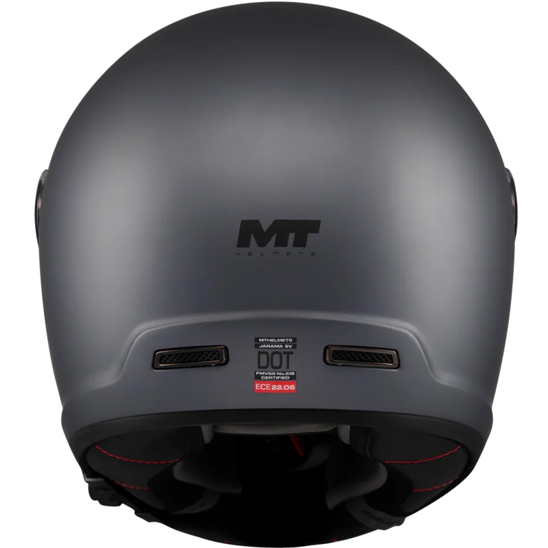 Cască integrală pentru motocicletă MT Jarama SV Pure A2 gri mat