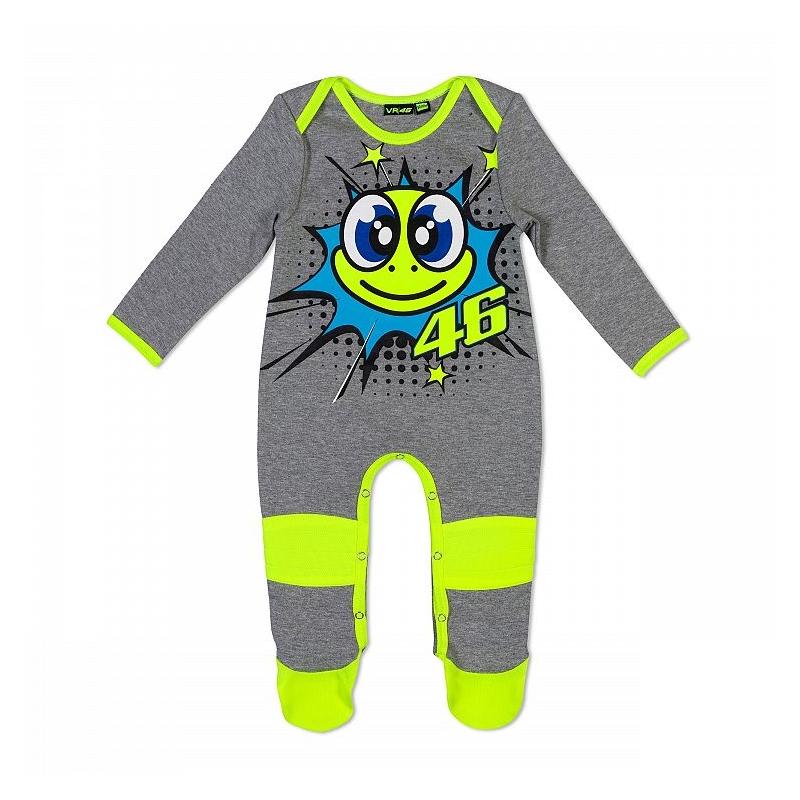 Baby onesie VR46 Valentino Rossi gri