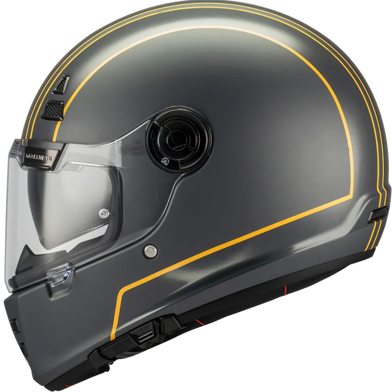 Cască integrală pentru motocicletă MT Jarama SV Wild C2 negru lucios-mat-galben fluo