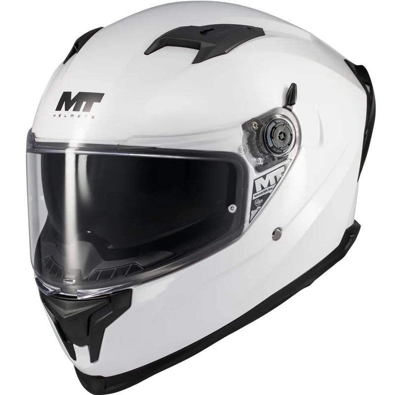 Casca moto integrala MT Braker SV Pure A0 alba