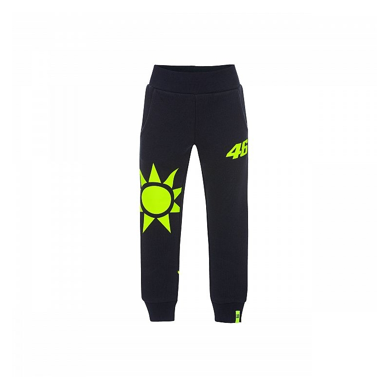Pantaloni de trening pentru copii VR46 Valentino Rossi negru