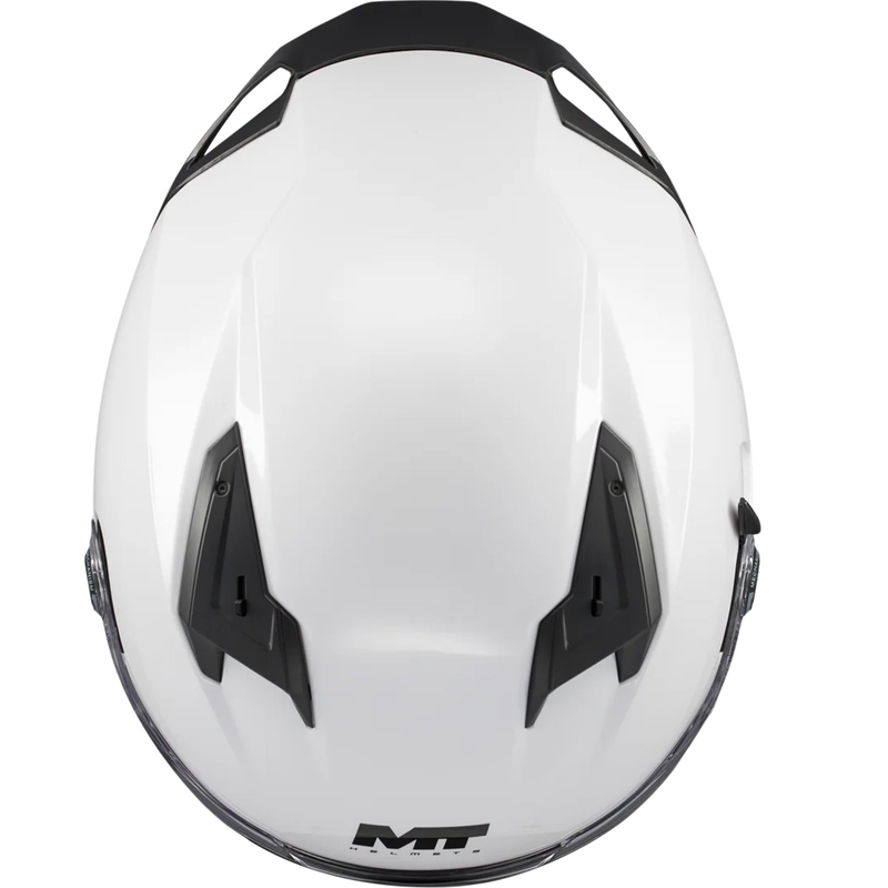 Casca moto integrala MT Braker SV Pure A0 alba