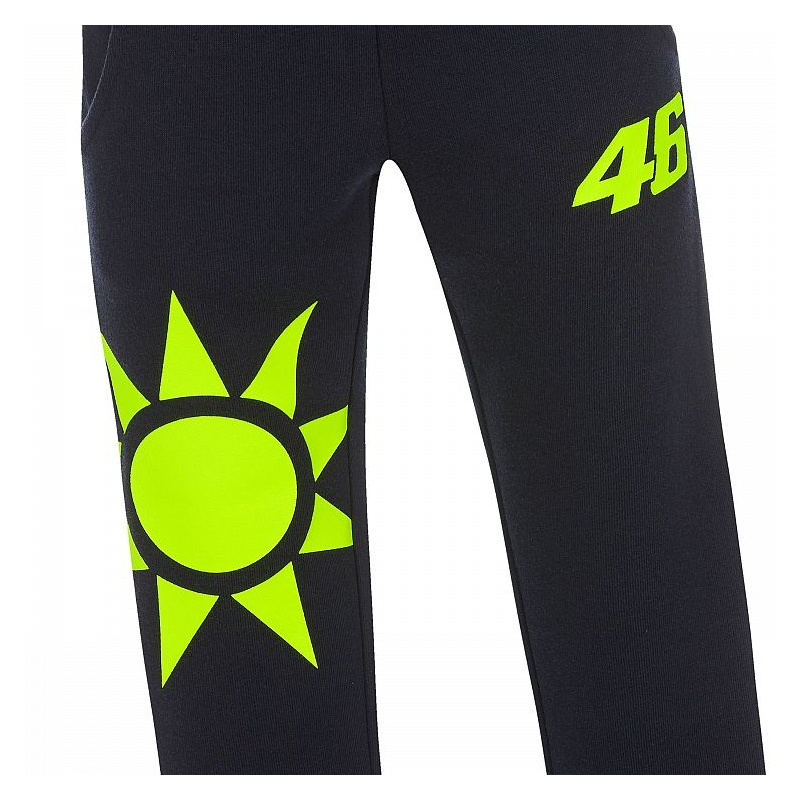 Pantaloni de trening pentru copii VR46 Valentino Rossi negru