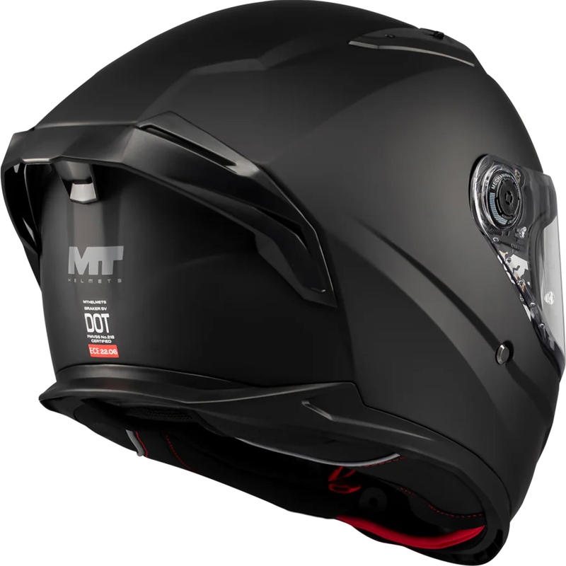 Casca integrala pentru motocicleta MT Braker SV Pure A1 negru mat