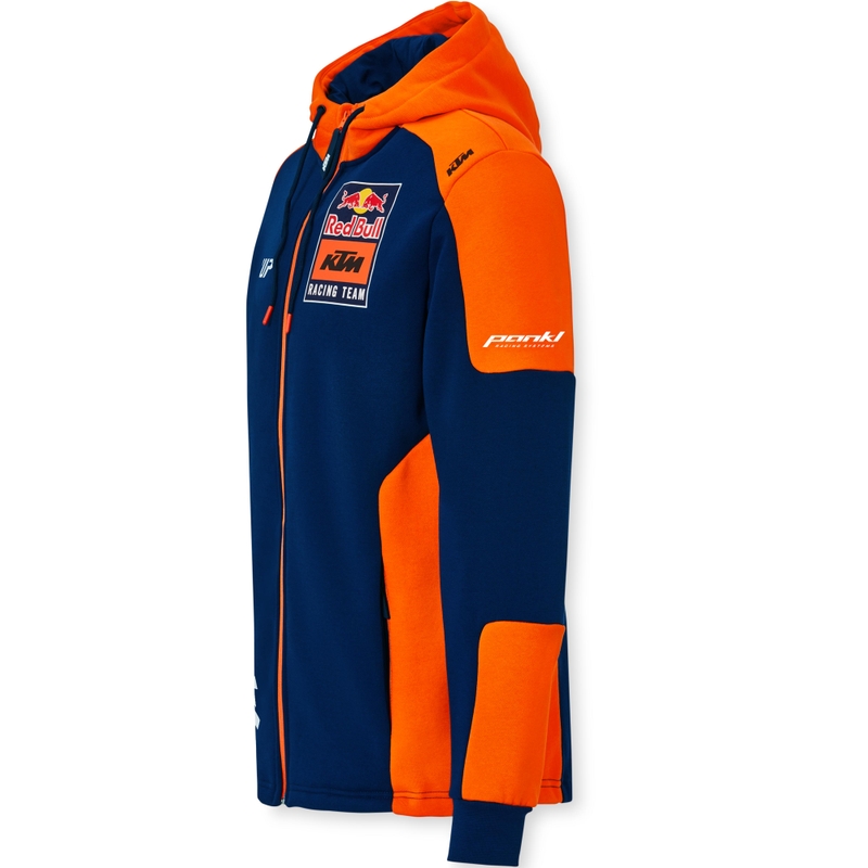 KTM Replica Team cu glugă albastru-portocaliu