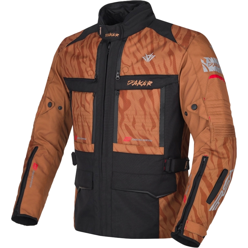 Jacheta moto RSA Dakar 2 nisip-negru-rosu
