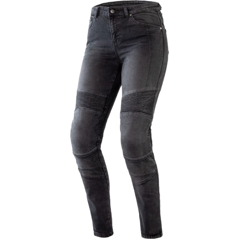 Blugi moto pentru femei Ozone Agness II negri