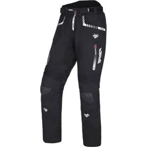 RSA Rider pantaloni de motocicletă negru și alb
