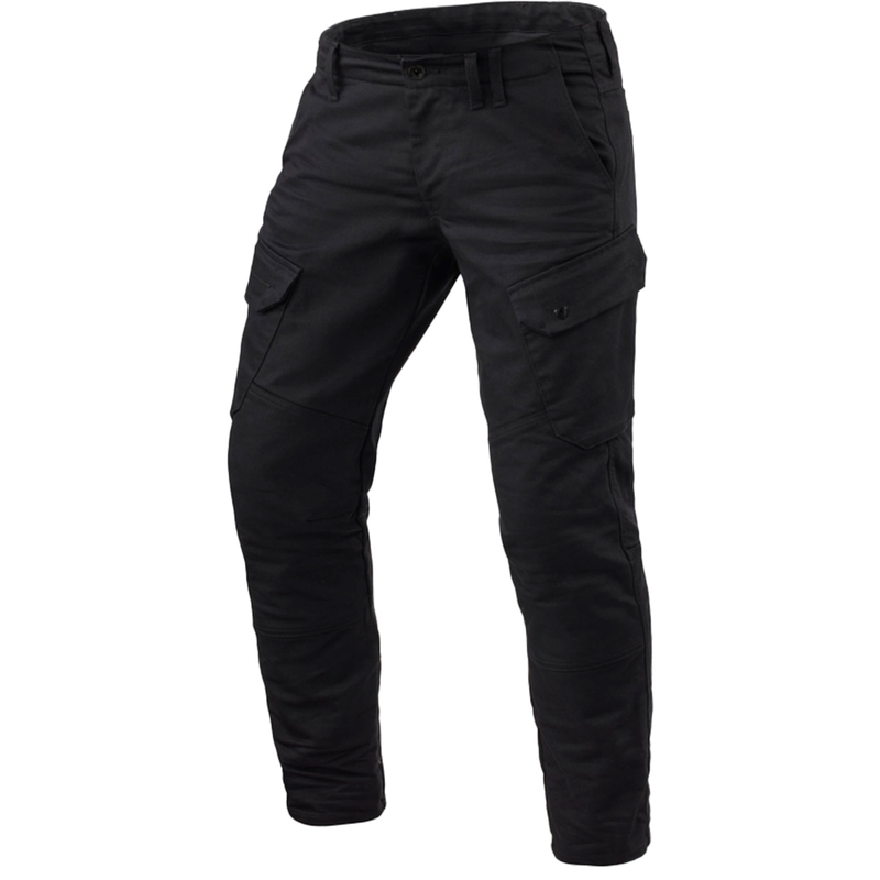 Blugi cropped pentru motociclete Revit Cargo 2 TF Negru