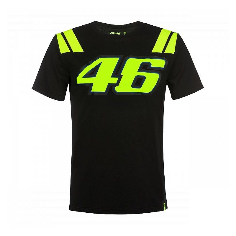 Tricou VR46 Valentino Rossi 46 THE DOCTOR negru