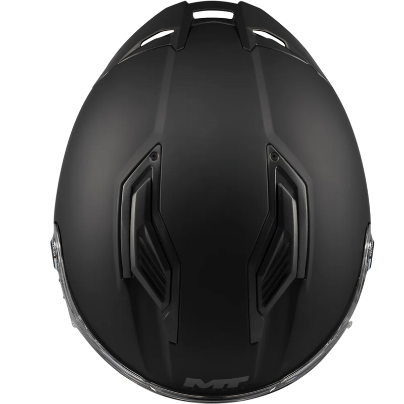 Cască integrală pentru motocicletă MT Stinger 2 Pure A1 negru mat