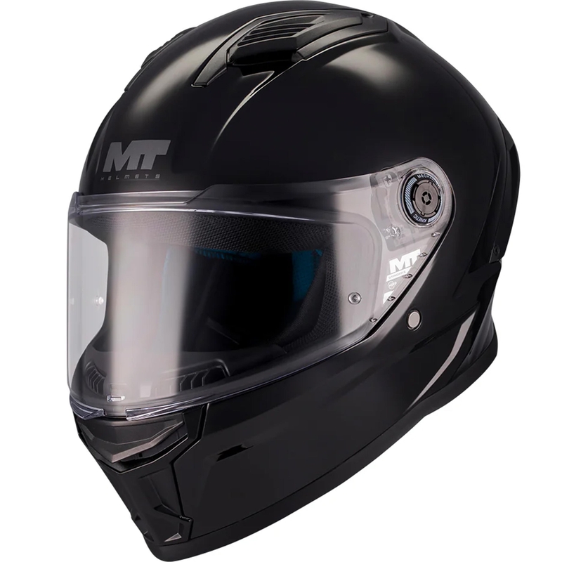 Cască integrală pentru motocicletă MT Stinger 2 Pure A1, neagră