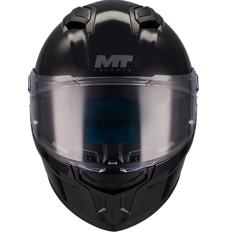 Cască integrală pentru motocicletă MT Stinger 2 Pure A1, neagră