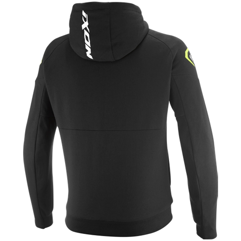 Hanorac motocicletă IXON Touchdown Ultra negru-alb-galben fluo