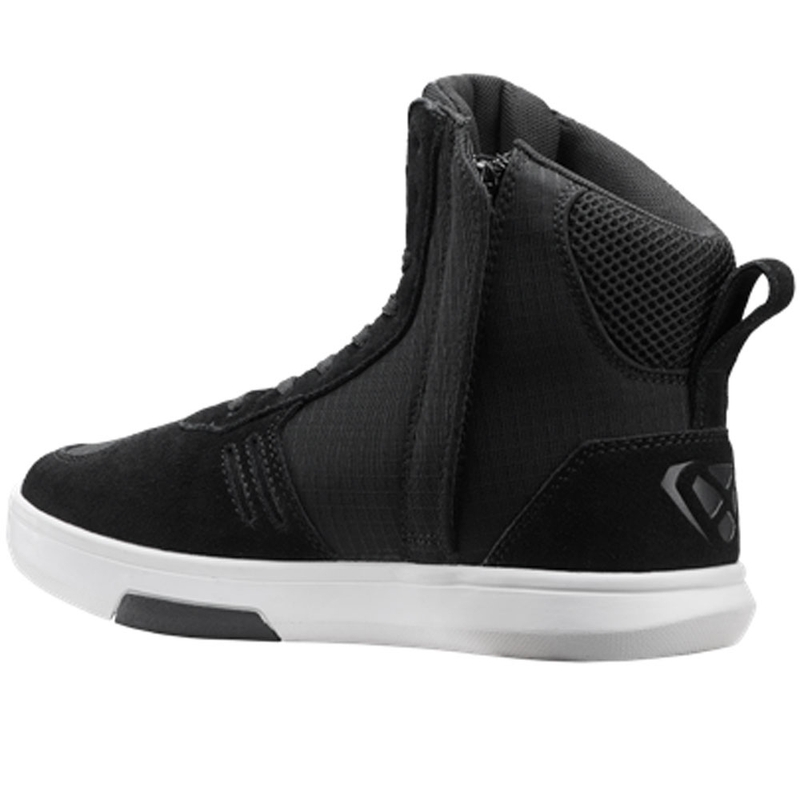 Ghete moto IXON Ghost Air pentru femei, negru-alb